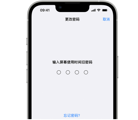 沅陵iPhone屏幕维修分享iPhone屏幕使用时间密码忘记了怎么办 