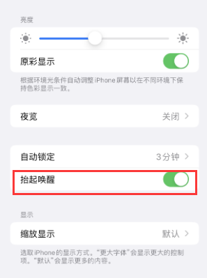 沅陵苹果授权维修站分享iPhone轻点无法唤醒怎么办