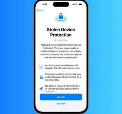 沅陵苹果授权维修店分享被盗设备保护功能开启方法 