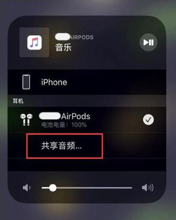 沅陵苹果14音频维修点分享iPhone14音频共享设置方法 